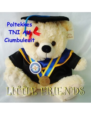 Boneka Wisuda Politeknik Kesehatan TNI AU Ciumbuleuit (30 cm)